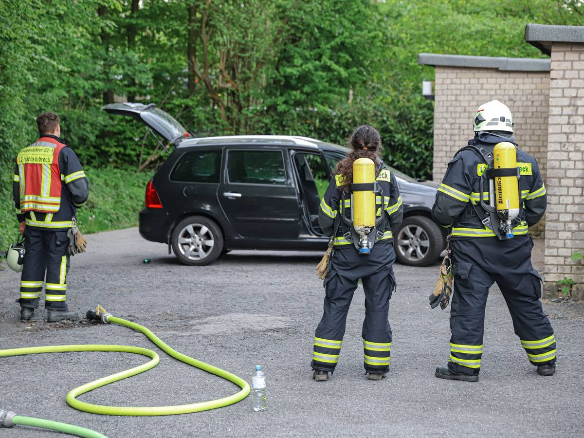 Feuerwehr-Einsatz: Pkw verliert Autogas